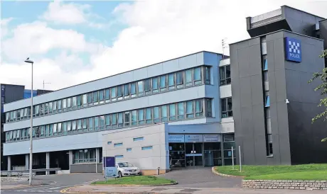  ?? ?? Facing the axe Mill Street police station in Paisley could be closed