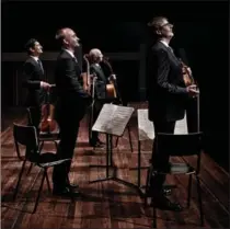  ?? MARCO BORGGREVE ?? Quatuor Danel performs works from Weinberg and Shostakovi­ch Sunday, April 16.