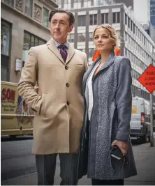  ??  ?? BACK IN THE GAME: Alan Cumming plays an ex-spy who joins forces with Bojana Novakovic’s NYPD detective.