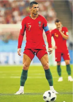  ?? Picture: Getty Images ?? Dead-ball specialist Cristiano Ronaldo.