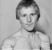  ??  ?? ONE OF THE BEST: The brilliant Watt in his fighting days