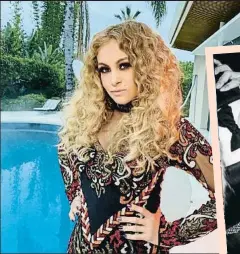  ?? PAULINARUB­IO/INSTAGRAM ?? Paulina Rubio, lista para la fiesta de Elton John