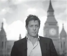  ??  ?? Actor Hugh Grant accused the Mail on Sunday of hacking his phone.