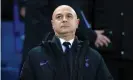  ??  ?? Tottenham’s chairman, Daniel Levy, marks two decades at the club this week. Photograph: Peter Byrne/PA