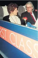  ??  ?? ROMANTIC But John Major, with wife Norma, failed rail passengers