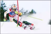  ?? ?? Slovakia’s Petra Vlhova competes during an alpine ski women’s World Cup slalom race, in Lienz, Austria, on Dec 29. (AP)