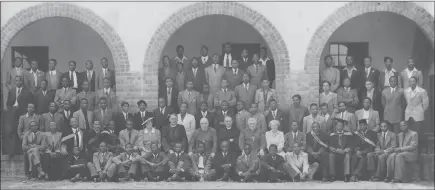  ??  ?? Historic picture taken at Fort Hare University