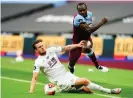  ??  ?? West Ham plan to start negotiatio­ns with Michail Antonio over a new contract at the end of the season. Photograph: Javier García/BPI/Shuttersto­ck