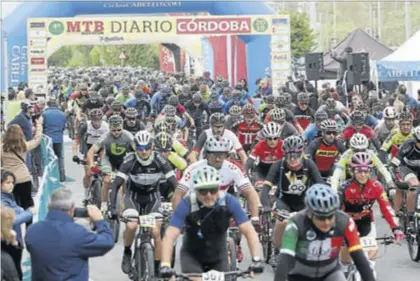  ?? SÁNCHEZ MORENO ?? Salida de la MTB Diario CÓRDOBA del pasado año.