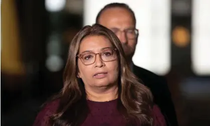  ?? Photograph: Mike Bowers/The Guardian ?? Greens senator Mehreen Faruqi said ‘racism is systemic’ in Australia ‘and it has to be stamped out and eradicated at every single level and that does include the Greens’.