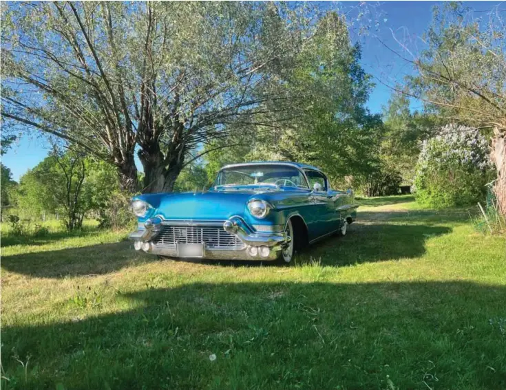  ?? BILD: HENRIK ZHONG-JIE LANDÉN ?? Cadillac Coupe de Ville, 1957.