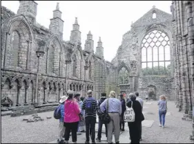  ?? Photo by John noWlan ?? Holyrood Abbey ruins, from 1128.