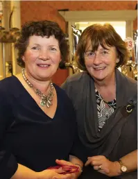  ??  ?? Mary D’Arcy, Ballyfad, Wexford ICA Federation secretary, and Mary Nolan, Camross, Federation treasurer.