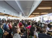  ?? ?? More than 600 young entreprene­urs and leaders from Africa and around the world at the Forbes Under 30 summit in Gaborone, Botswana