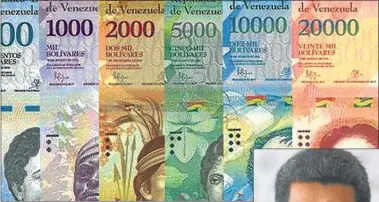  ?? FOTOS: BCV Y AP ?? BOLIVAR. En los últimos diez años, la moneda perdió seis ceros, lo que habla de una inflación que no puede controlars­e hasta hoy.