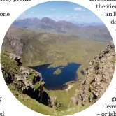  ??  ?? ANCIENT LIFE
Above: The rocks of Assynt-Coigach, seen here from The Fiddler, hold the earliest evidence of life in Europe, a form of algae 1.2 billion years old.