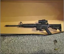  ?? SUBMITED PHOTO ?? A Bushmaster rifle.