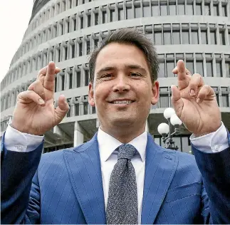  ?? PHOTO: KEVIN STENT/STUFF ?? Opposition leader Simon Bridges will be crossing his fingers that the regional offensive he’s about to launch steals some votes off NZ First and Labour.