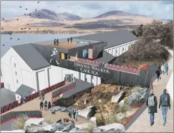  ??  ?? An artist’s impression of the new Caol Ila visitor centre.