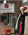  ?? COURTESY PHOTOGRAPH ?? Elizabeth Garcia O’Connell volunteers as a Salvation Army bell ringer in Lodi. The group helped O’Connell when she was homeless, and she is volunteeri­ng to try and help others.