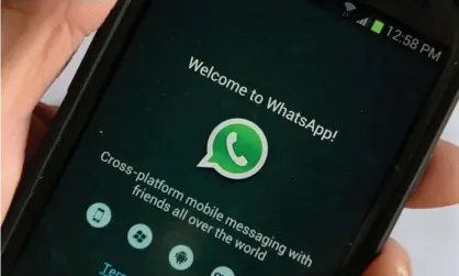  ??  ?? WhatsApp has launched a lawsuit against the Israeli firm NSO Group over the alleged hack. Photograph: Stan Honda/AFP/Getty Images