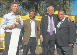  ??  ?? APOYO. Cormillot y Lemus, cuando Macri era jefe de Gobierno.