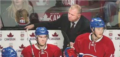  ?? GRAHAM HUGHES LA PRESSE CANADIENNE ?? Sous les ordres de Therrien, le Tricolore a montré cette saison un rendement de 31-19-8.