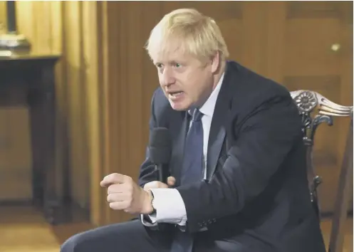  ??  ?? 0 The SNP said Boris Johnson’s government was ‘too toxic’ for Scottish Tories, who is divided over splitting from the London party