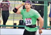  ?? HT PHOTO ?? Javelin thrower Neeraj Chopra.