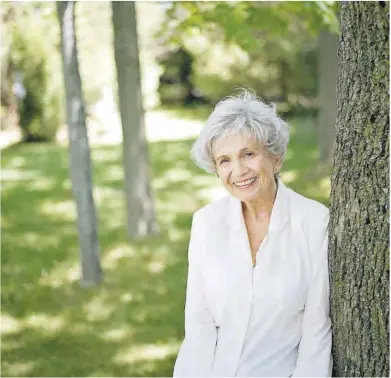  ?? Derek Shapton ?? La autora canadiense Alice Munro.