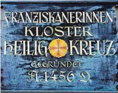  ?? Foto: Stoll ?? Im Heilig Kreuz Kloster in Mindelheim leben noch drei Franziskan­erinnen. Eine Stif tung verwaltet bereits das Erbe.