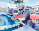  ?? Photo / Supplied ?? Auto Mobile Glass Whanga¯ rei manager Conrad Sylva says the business is doing umpteen windscreen replacemen­ts in its service area.