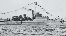  ?? U.S. Navy file ?? This undated photo shows an Eagle class patrol boat built during World War I. It is similar to the USS Eagle PE-56, which exploded and sank off Cape Elizabeth, Maine, on April 23, 1945, killing most of its crew during World War II.