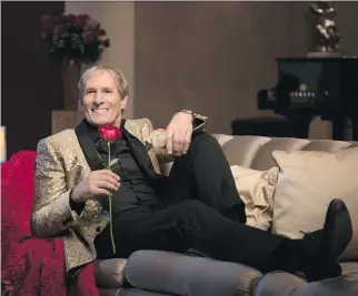  ??  ?? Michael Bolton’s Big, Sexy Valentine’s Day Special, airing on Netflix, features plenty of stars and power ballads.