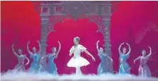  ??  ?? Chan Hon Goh, centre as the Sugar Plum Fairy, in the Goh Ballet's short film The Nutcracker: Beyond the Stage, which opens on the Goh Ballet Academy's website on Friday and runs until Jan. 2.