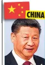  ??  ?? CHINA
THREAT: Xi Jinping