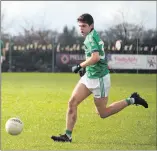  ?? ?? Max Philpott in action for the White’s Cross junior football team v Glenville.