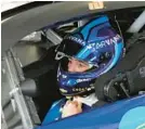  ?? RAOUX/AP JOHN ?? Jimmie Johnson gets ready for a practice session for the Daytona 500 on Saturday at Daytona Internatio­nal Speedway.