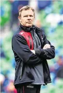  ??  ?? Saracens head coach Mark McCall