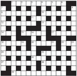  ?? PRIZES of £20 will be awarded to the senders of the first three correct solutions checked. Solutions to: Daily Mail Prize Crossword No. 15,782, PO BOX 3451, Norwich, NR7 7NR. Entries may be submitted by second-class post. Envelopes must be postmarked no l ??