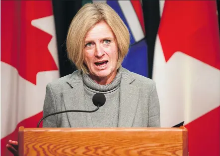  ?? DEAN PILLING ?? Premier Rachel Notley warns that the oil price differenti­al will have a significan­t impact on Ottawa’s bottom line.