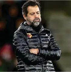  ?? PICTURE: REX ?? Down and out: Sanchez Flores has left Vicarage Road