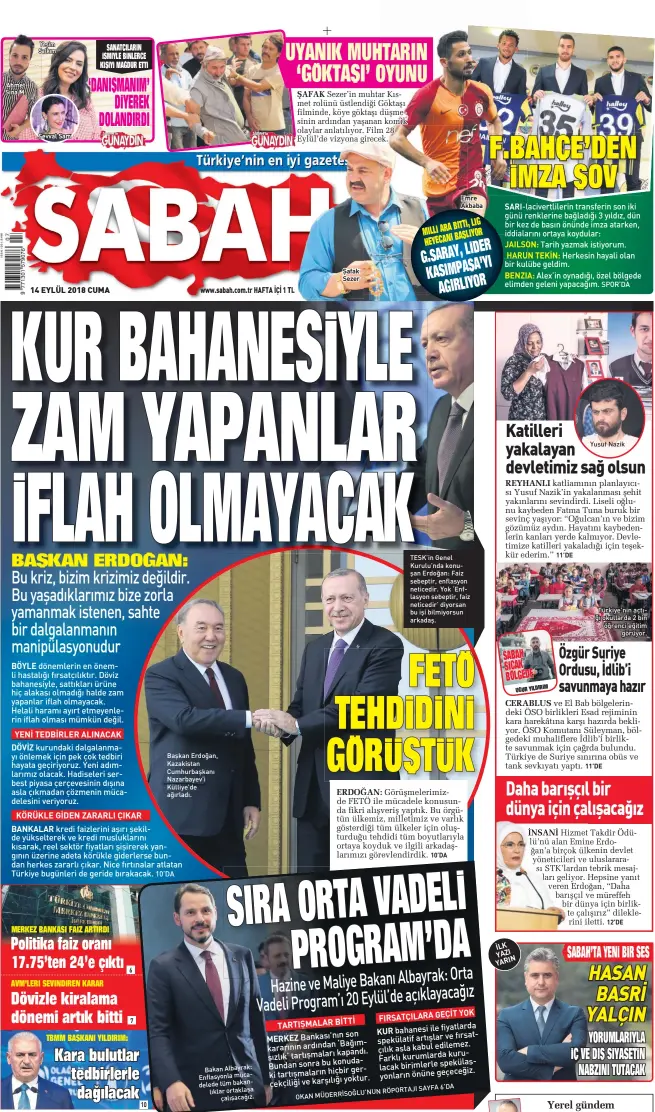  ??  ?? TESK’in  enel Kurulu’nda konuşan Erdoğan: Faiz sebeptir, enflasyon neticedir. Yok ‘Enflasyon sebeptir, faiz neticedir’ diyorsan bu işi bilmiyorsu­n arkadaş.