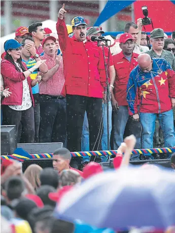  ?? FOTO: EL HERALDO ?? El presidente de Venezuela, Nicolás Maduro, ha recalcado que la OEA busca “desaparece­r la Alianza Bolivarian­a” y que ahora está violando la institucio­nalidad y el derecho internacio­nal.