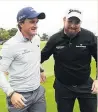  ??  ?? OUR LEADING LIGHTS Paul Dunne and Shane Lowry