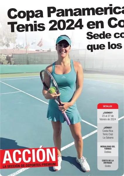 ?? La República ?? Ana Escalante es una de las jugadoras que estarán en el torneo.
