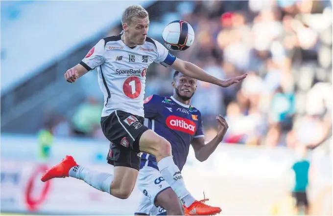  ?? FOTO: TROND REIDAR TEIGEN / NTB SCANPIX ?? SKADET: Steffen Hagen sliter fortsatt med strekkskad­en som holdt ham utenfor mot Vålerenga.