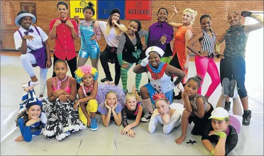  ?? Picture: ALAN EASON ?? YOUNG ARTISTS: Young dancers from Nicole Windell Steps of Style pose for a picture ahead of their benefit concert, ‘Dancing to the Top’ at the Guild Theatre at the weekend