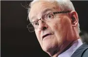  ?? ADRIAN WYLD / THE CANADIAN PRESS ?? Transport Minister Marc Garneau says travellers on domestic flights can take pot with them after Oct 17.
