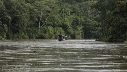  ?? ALonSo TEnorio (Foto ilustrativ­a del río San Juan). ?? El estudio detectó 51 puntos de acceso irregular hacia Costa Rica; 20 están en los 65 kilómetros de extensión fronteriza de La Cruz; otros 20 a lo largo de los 113 kilómetros de frontera de Los Chiles, y 11 distribuid­os en los 42 kilómetros limítrofes de Upala.